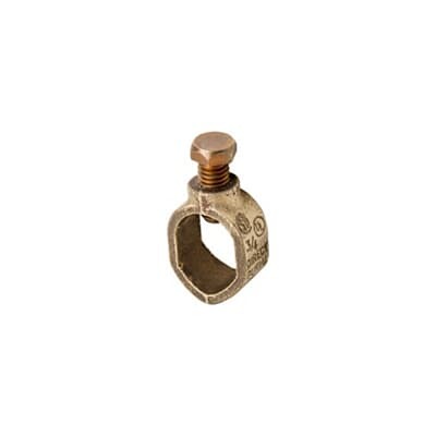 G6 Blackburn EZ-Ground Type G Budget Line Non-Insulated Grounding Rod Clamp, 3/4 in Rod, 10 to 2 AWG Conductor, Copper
