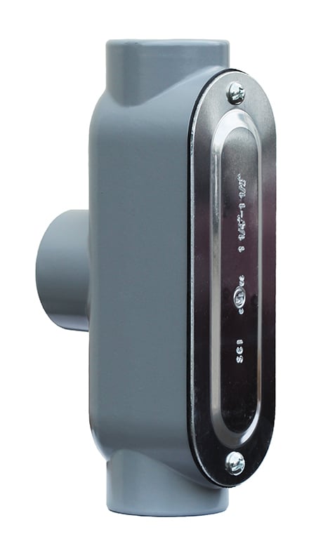 TB150CG Type TB Conduit Body With Cover and Neoprene Gasket, 1-1/2 in Hub, Die Cast Copper Free Aluminum
