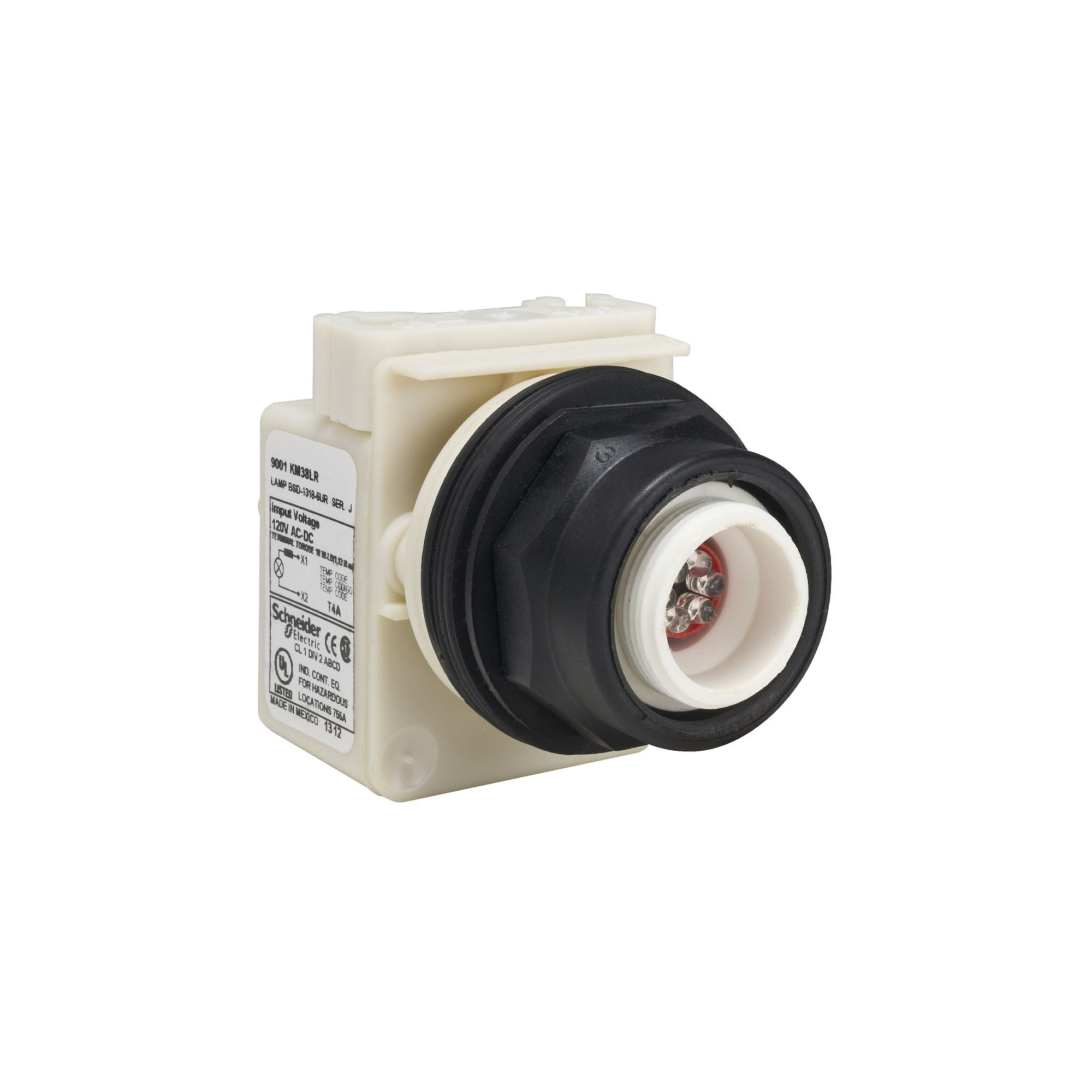 9001SK2L38LR Harmony Illuminated Pushbutton Operator, 30 mm, Momentary Contact