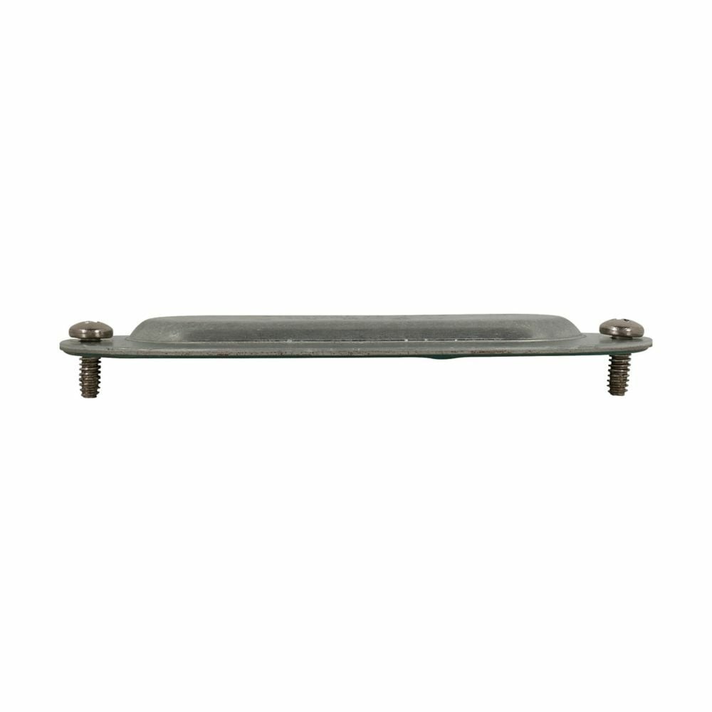 480G Condulet Form 8 Cover With Neoprene Integral Gasket, 1-1/4 in Hub, For Use With Rigid Conduit Bodies, Sheet Steel, Electro-Galvanized/Aluminum Acrylic Painted