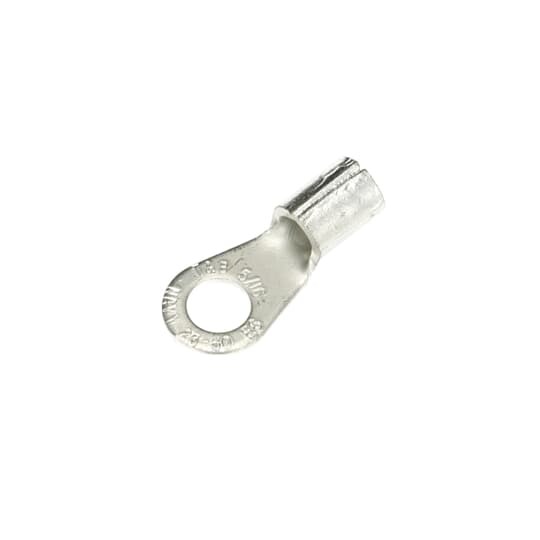 E6-516 Sta-Kon E Series Non-Insulated Ring Terminal, 6 AWG Conductor, 1.32 in L, Brazed Seam/Serrated Barrel, Copper, Metallic