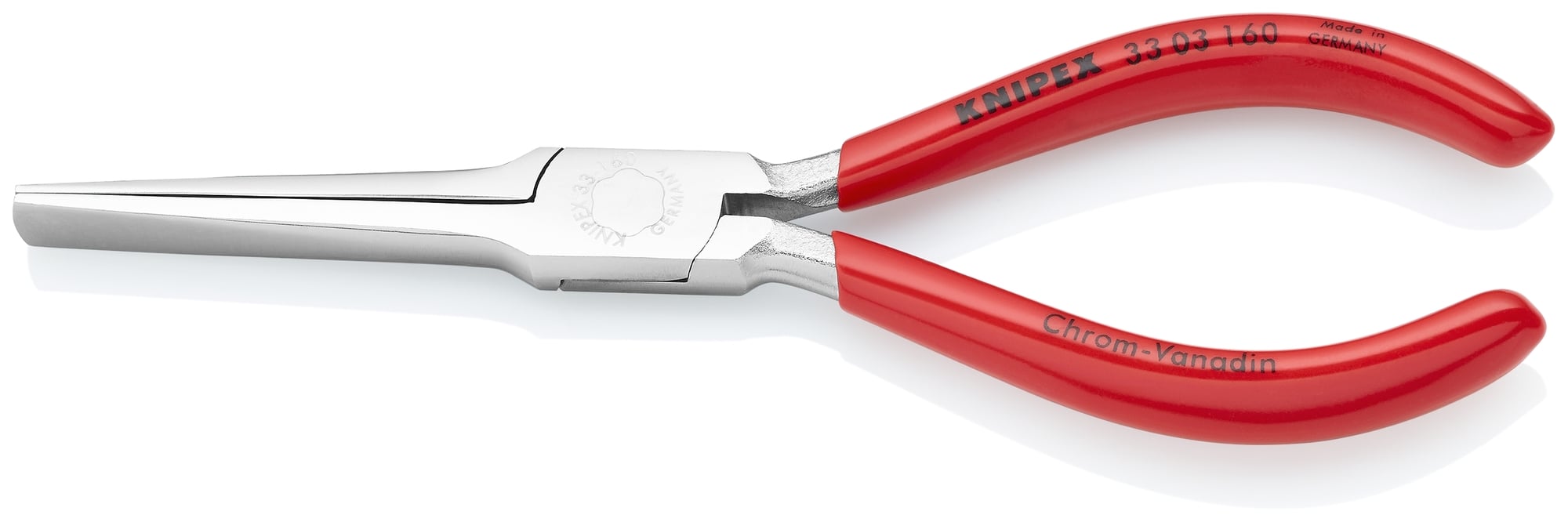 Duckbill Pliers, 6 1/4 in., Plastic Coating, Chrome Plated