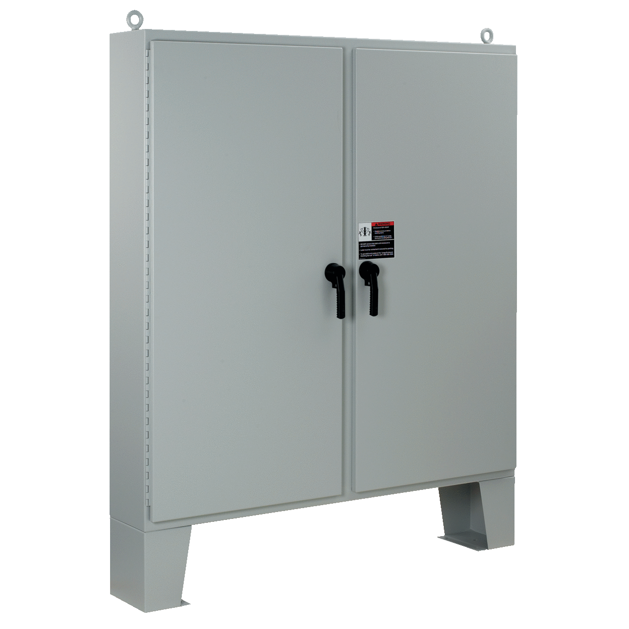 A62H4810LP3PT A4L3 2-Door Large Enclosure With Floor Stand, 62.06 in L x 48.06 in W x 10.06 in D, NEMA 3/4/IP66 NEMA Rating, Steel