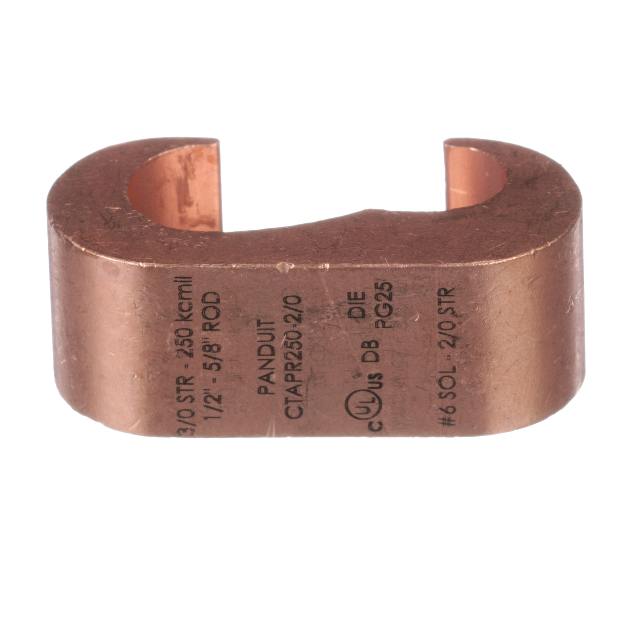 CTAPR250-250-L E-Style Connector Tap, High Conductivity Copper