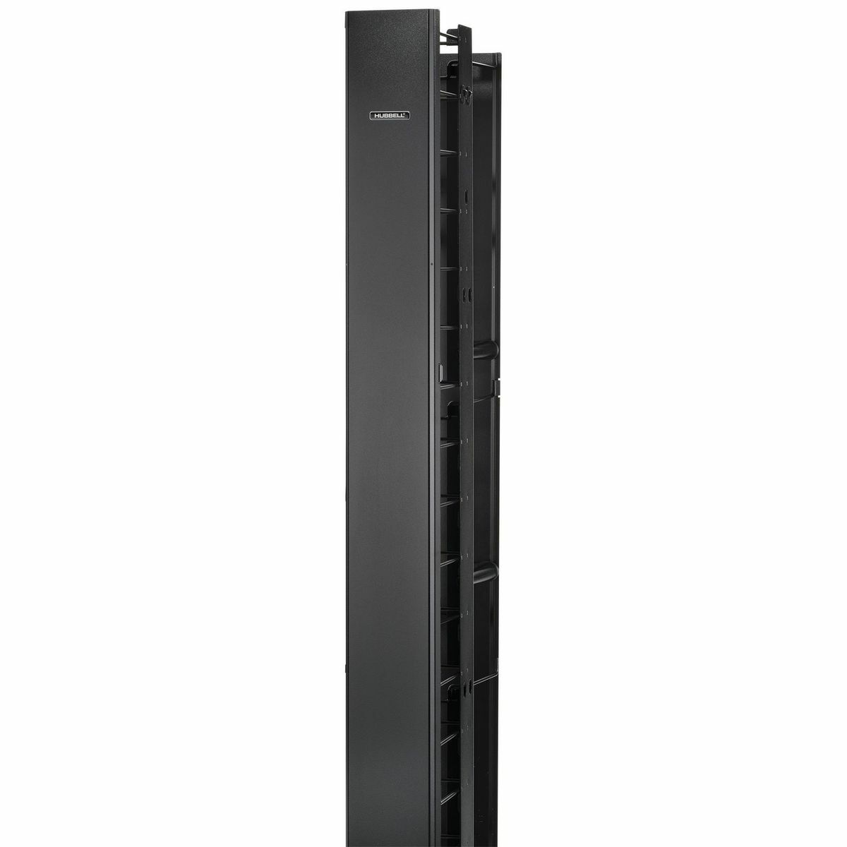 VME614C2 VME Vertical Cable Manager, 6 in H x 6 in W x 14 in D, Steel/Aluminium