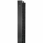 VME Series Vertical Manager,7'Hx6"Wx14"D with Front and Rear Cover,Black