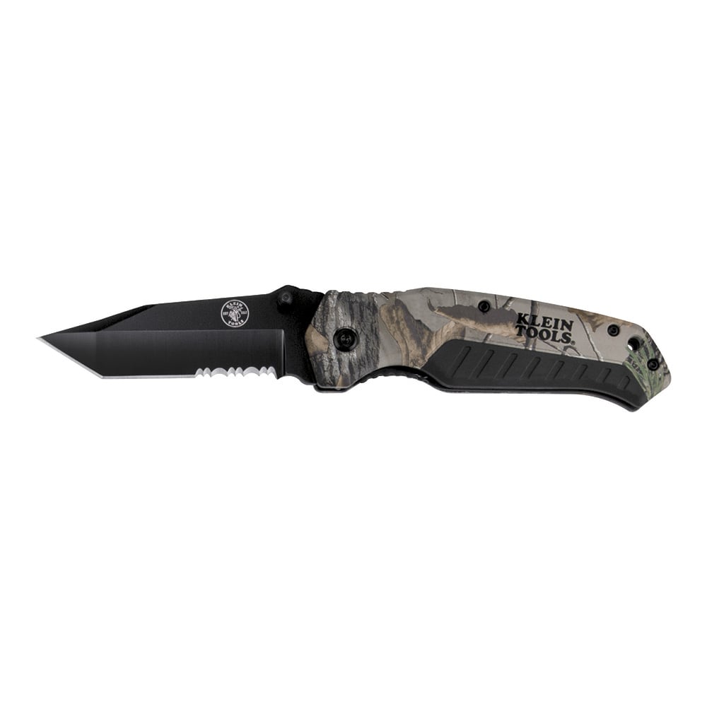 44222 Realtree Xtra Camo Pocket Knife, 440A Stainless Steel Tanto Blade, 3-1/2 in L Blade
