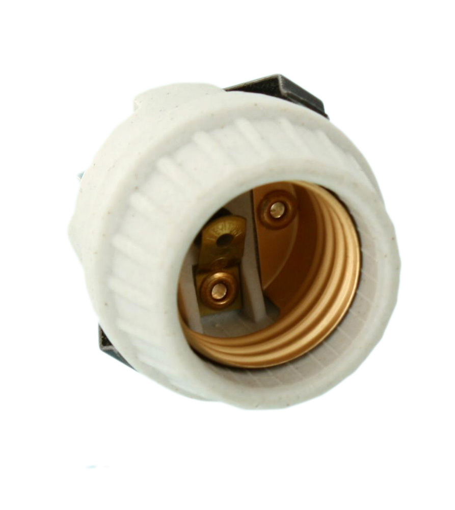 8877 Keyless Lampholder, 660 W, 250 V AC, E26 Lamp