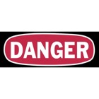 Self-Sticking Polyester Safety Labels, Polyester  9 x 2 1/4, Legend HIGH VOLTAGE, Red and Black Header on White