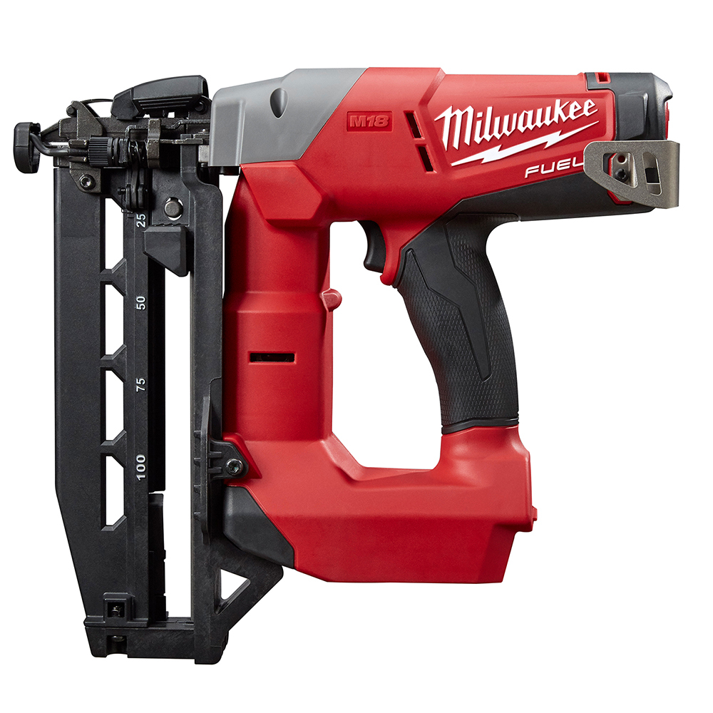 2741-20 M18 Fuel 16 ga Straight Finish Cordless Nailer, 3/4 to 2-1/2 in Fastener, 110 Nails Magazine, 11-29/32 in OAL, Battery