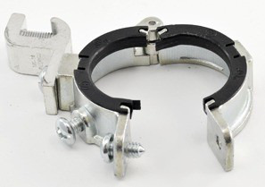 Split Bushing, Insulated, Grounding, Zinc Plated Steel, Size 1-1/2 Inch