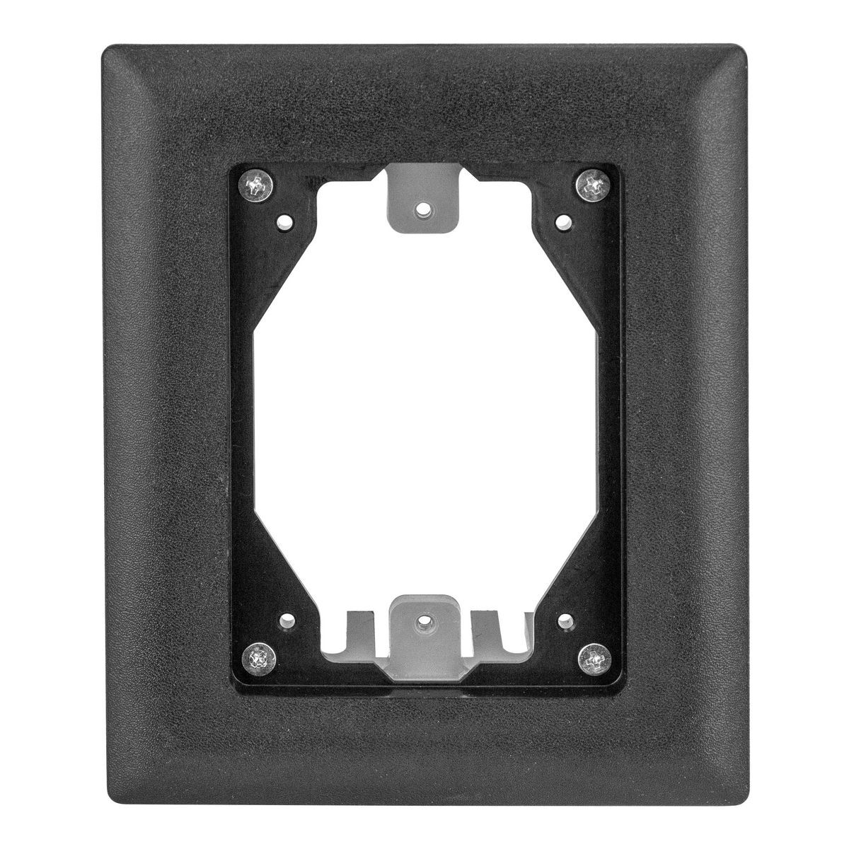 PFBRFBL1 1-Gang Molded Standard Carpet Flange, 6 in L, PVC