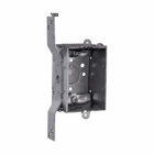 Eaton Crouse-Hinds series Switch Box, (1) 1/2", S, set 5/8", 2, NM clamps, 2", Steel, Gangable, 10.0 cubic inch capacity