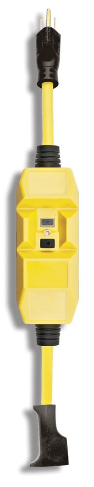 26020011-6 Surge Guard Type SJTW-A GFCI In-Line Cord Set, 120 V AC, 15 A, 12 AWG Conductor