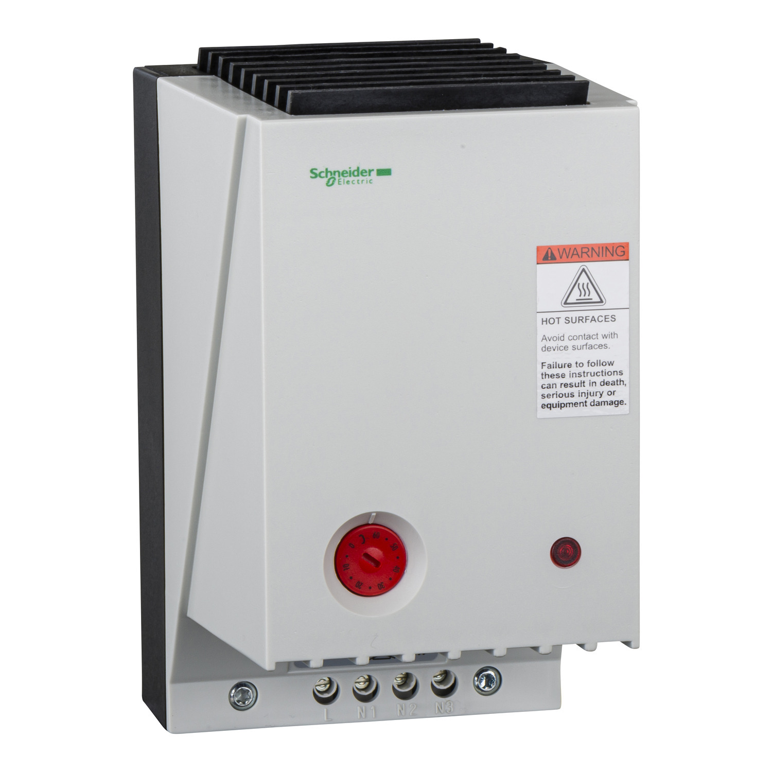 NSYCRP1W120VTVC ClimaSys PTC Heating Resistance Insulated Thermo-Ventilator, 120 V AC, 400 to 550 W Power Rating, IP20 Enclosure