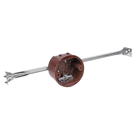 3090-95 Carlon Non-Metallic Ceiling/Fixture Outlet Box, Phenolic, 13.5 cu-in Capacity, 2-1/8 in D