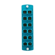 5F100-2QC OPT-X SDX Precision Molded Fiber Optic Adapter Plate, SC Duplex End A, (12) Multi-Mode Fiber