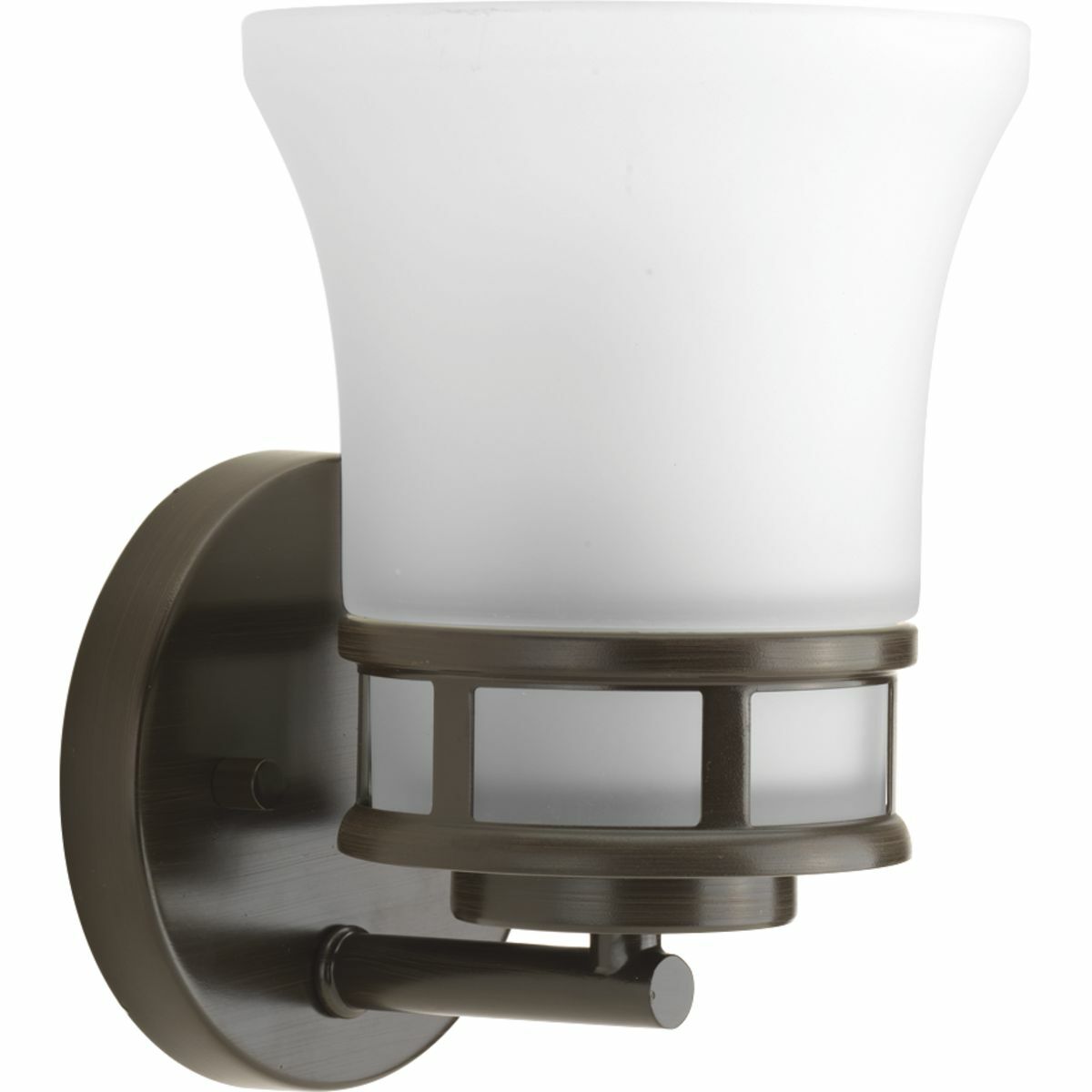 P2146-20 Cascadia Casual Traditional Bath and Vanity Fixture, (1) Lamp, 120 V AC, Antique Bronze Housing