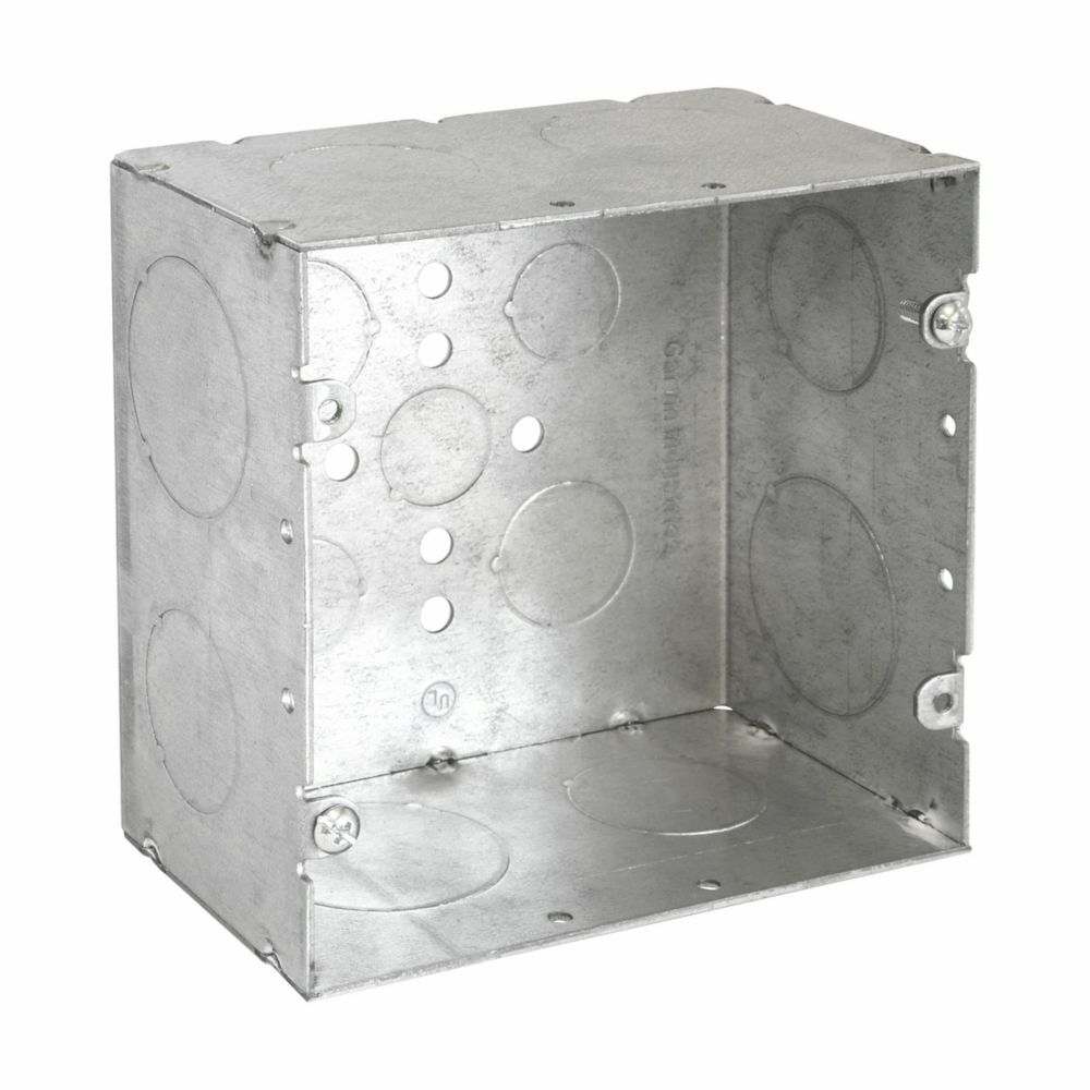 TP72181-1-1/2 TP72181 Square Outlet Box, Steel, Galvanized