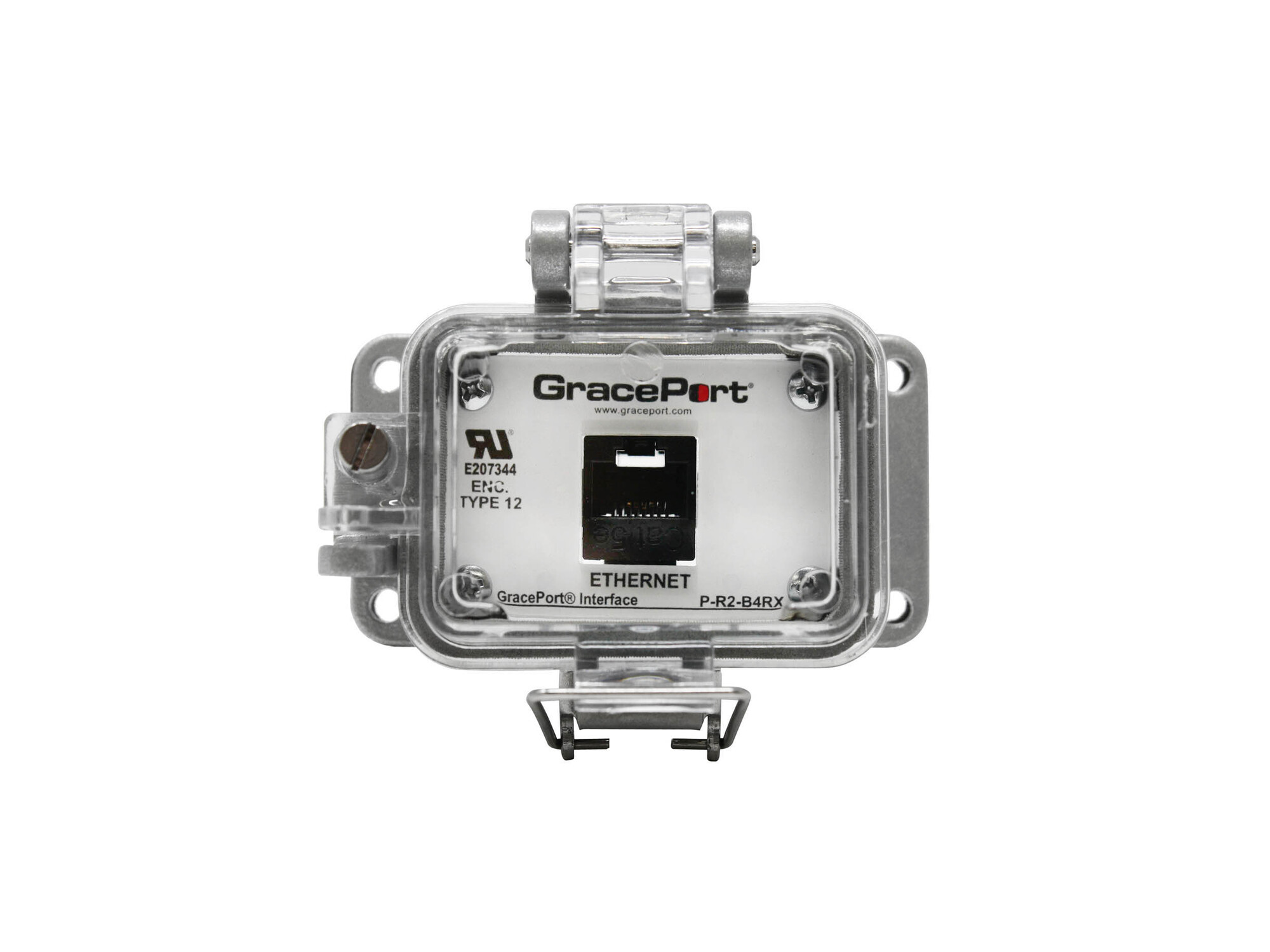 P-R2-B4RX Bulkhead Panel Interface Connector, Aluminum Housing