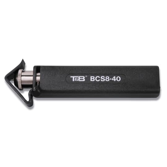 BCS8-40 Color-Keyed Cable Stripper, 8 to 4/0 AWG, 5.3 in OAL, Steel Body