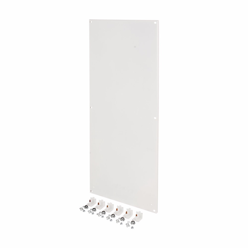 AF7236P Full Enclosure Panel With Panel Side Bracket, 31.87 in W x 59.87 in H, Steel, White