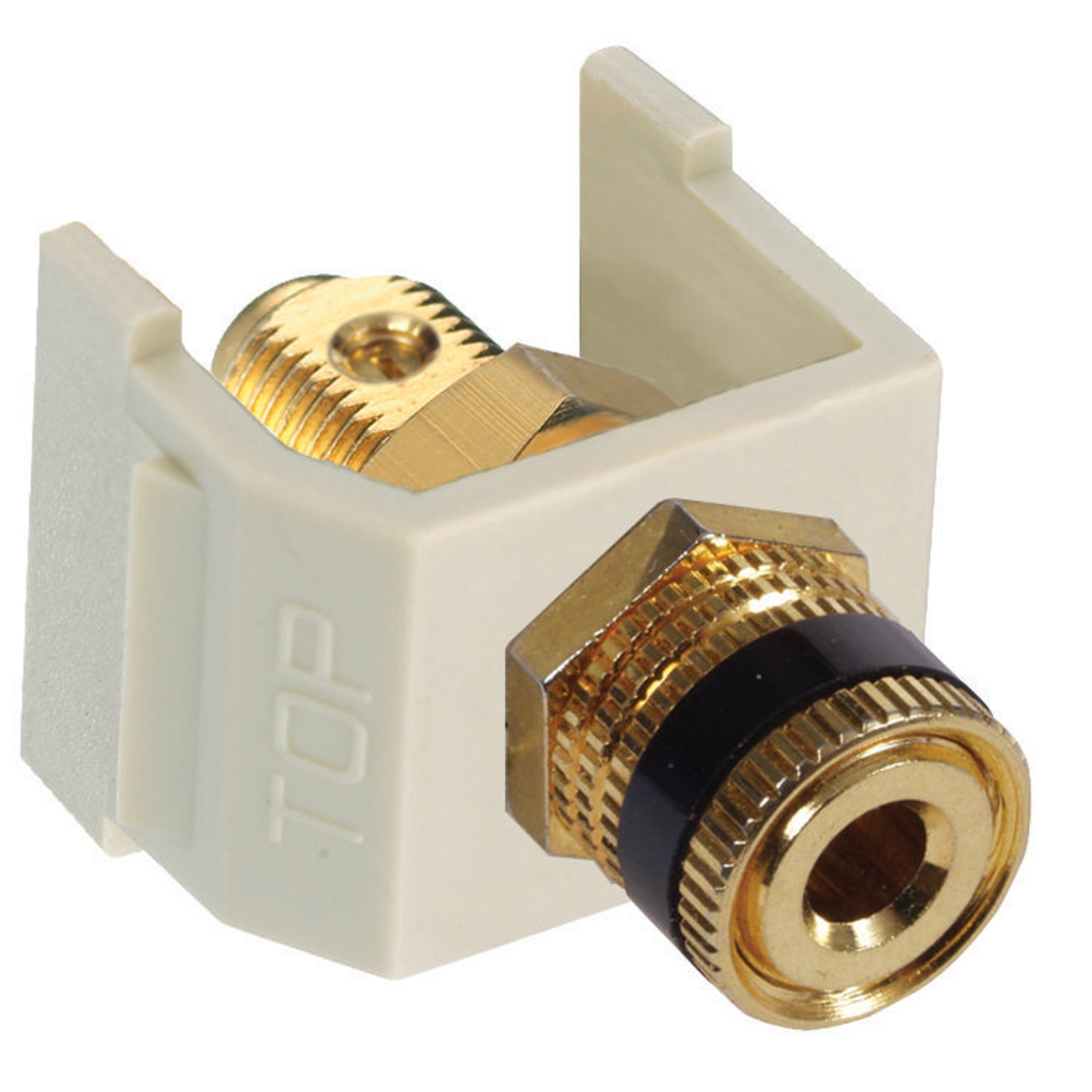 SFSPGBK Keystone Gold Standard Speaker Post Connector, Screw Terminal Connector