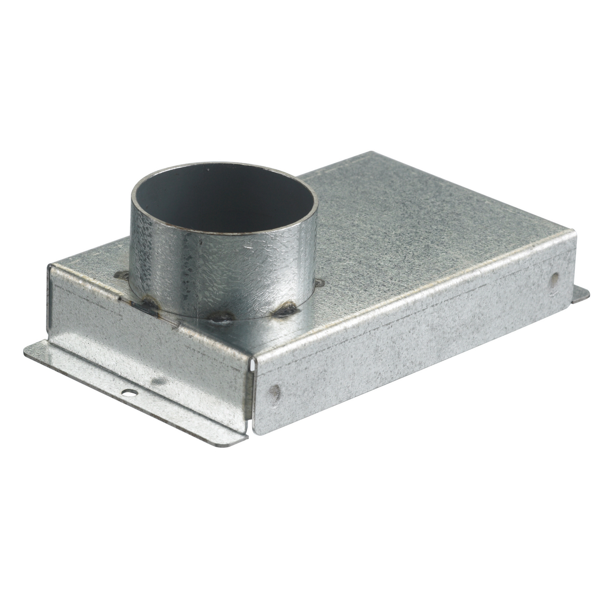 S1R8JNC3 Replacement Standard Sized Fitting Box, 8 in Hole, For Use With In-Floor Delivery System and Recessed Fire-Rated Poke Through, Galvanized Steel
