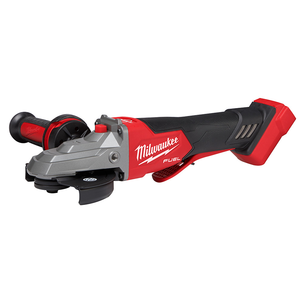 2886-20 M18 Fuel Angle Cordless Flathead Braking Grinder, 5 in Dia Wheel, 5/8-11 UNC Arbor/Shank, 18 V, Li-Ion Battery, Paddle Switch