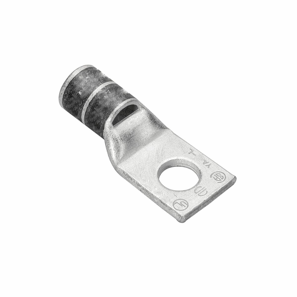 YAL6CT38 YAL-T 1-Hole Compression Lug, 6 AWG Stranded Conductor, Die Code: 7/374, 3/8 in Stud, Copper