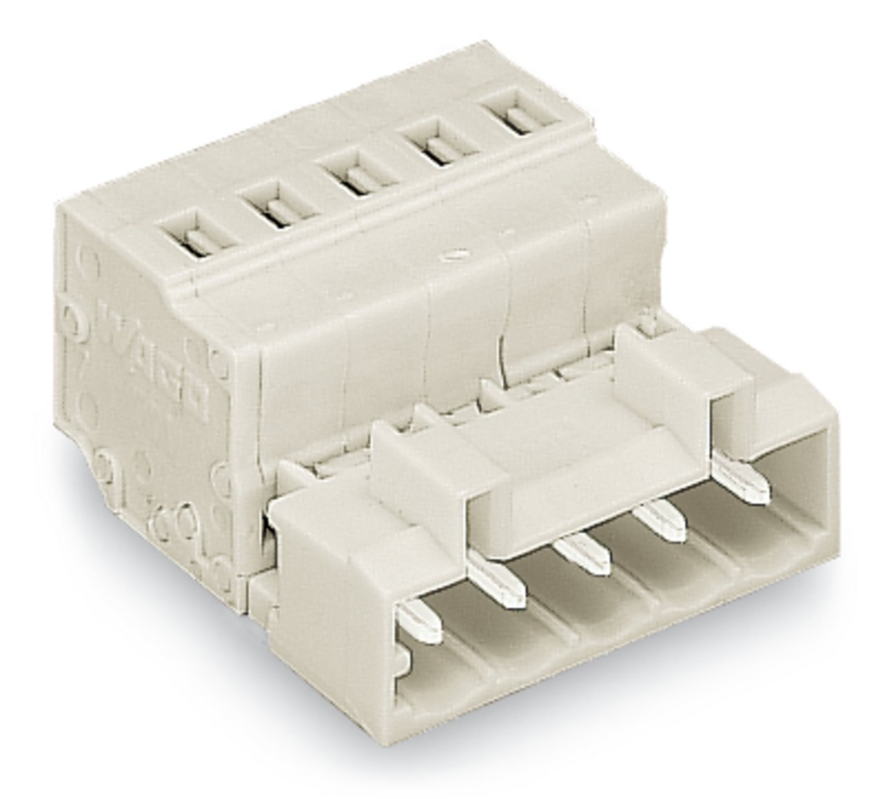 721-610 Operating Tool 1-Conductor Male Connector, 630 V, 12 A, 28 to 12 AWG Wire, 10 Poles