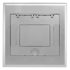 Hubbell Wiring Device Kellems, AFB Floor Boxes, 4-Gang Cover, Insert,Aluminum Powder Coat Finish