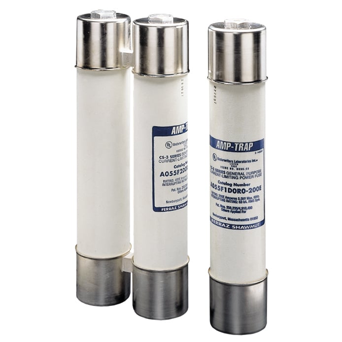 9F62DCB080 Amp-Trap Type EJO1 1-Barrel General Purpose Medium Voltage Transformer Protection Fuse, 80 A, 5.5 kV AC, 50 kA Interrupt, Ferrule Body