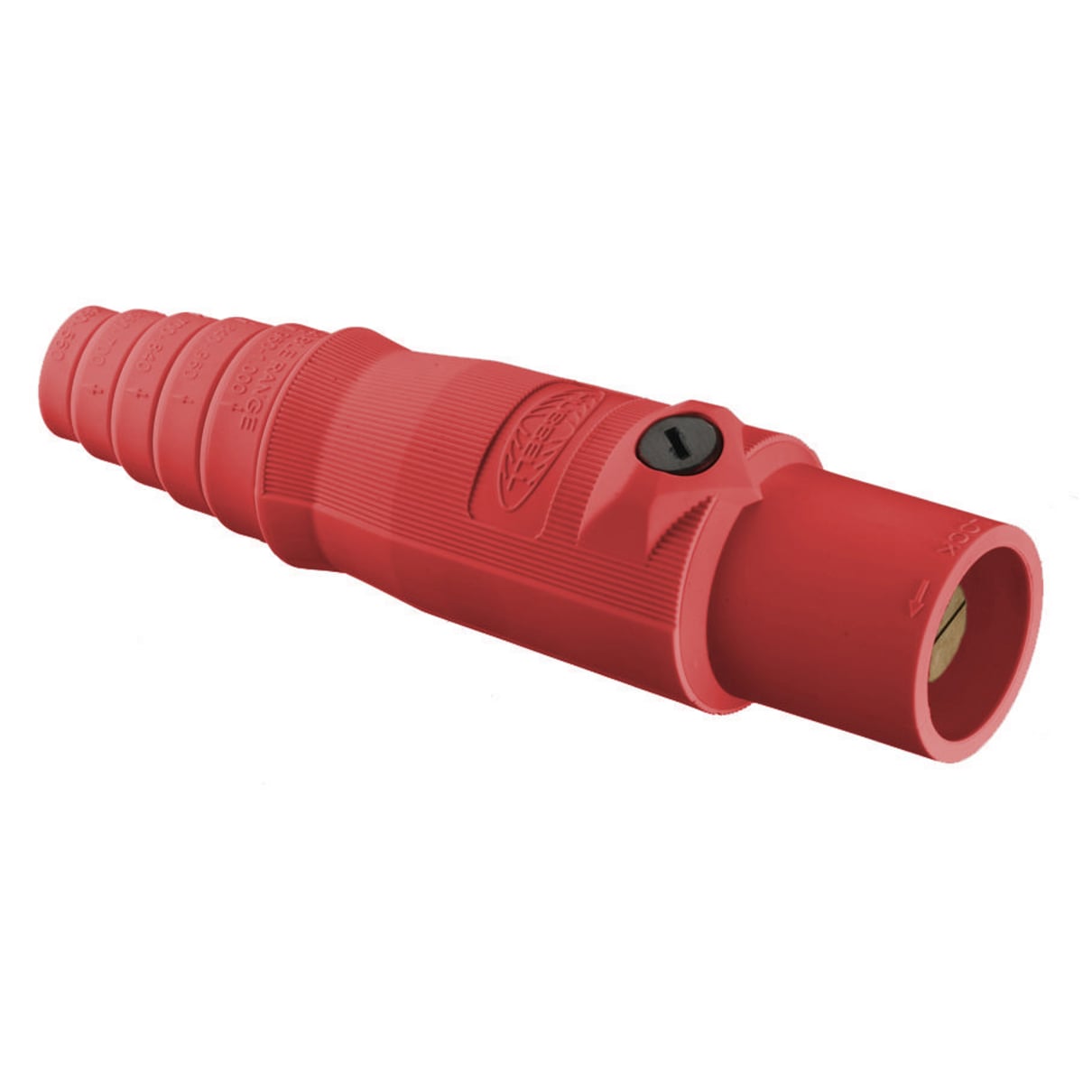 HBL300MR 16 Series 1-Pole Heavy Duty Industrial Grade Male Standard Single Pole Plug, 600 V AC/250 V DC, 300 A, 4 to 2/0 AWG Wire, Pressure Screw Terminal Connection, 3R/4X/12 NEMA Rating