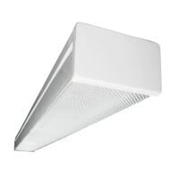 10359EB Non-Dimmable Standard Wraparound Light Fixture, (2) T8 Lamp, 120 V AC, Powder Coated Housing