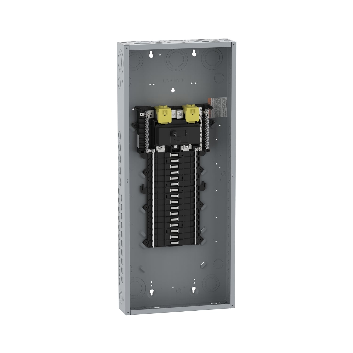 QO132M150P 1-Phase Convertible Main Neutral Load Center, 120/240 V AC, 150 A, 1 Pole, 22 kA Interrupt