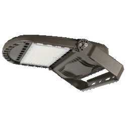AREAFLD2A/300UNVD740/T4BZ/65279 ValueLED Type IV Distribution 2A Generation Area Floodlight, 300 W Fixture, 120 to 277 V, Bronze Painted Housing