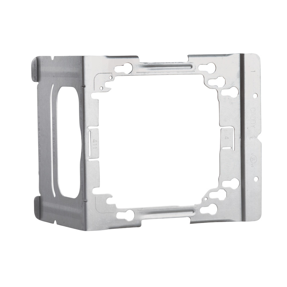 Electrical box bracket to stud, 2 1/2", 3 5/8" wall depth, 3.51"