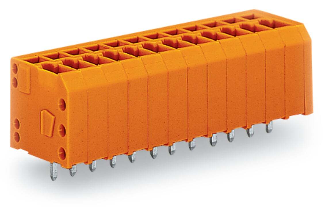 739-333 Operating Tool PCB Terminal Block, 500 V, 17.5 A, 28 to 14 AWG Wire, 3 Poles