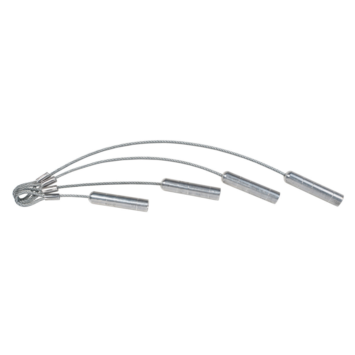 GG1-1/0L Gator Grips Crimp-On Long Cable Pulling Grip Assembly, 1 to 1/0 AWG Cable, 34-1/2 in L Mesh, 650/2000 lb Load, Aluminum