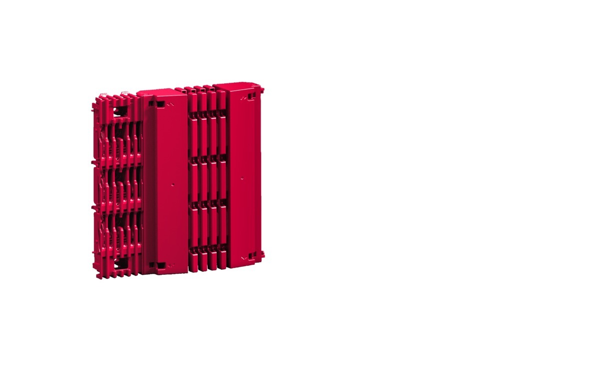 RX baying set for RiLineX basic module, without connector (bayed connection)