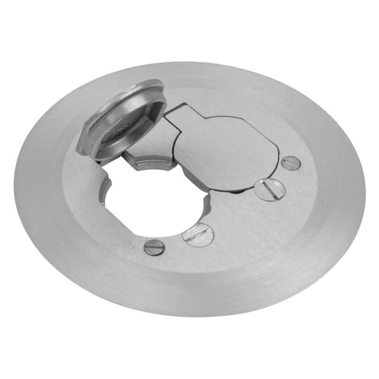P60CACP-AL Steel City 1-Piece Carpet Plate, 5-3/4 in Dia, Aluminum