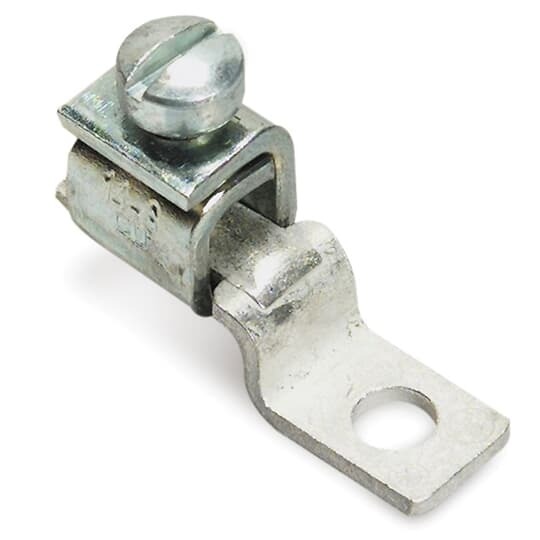 35301 Blackburn 1-Hole Locktite Lug, 14 to 6 AWG Copper Conductor, #10 Stud, Steel