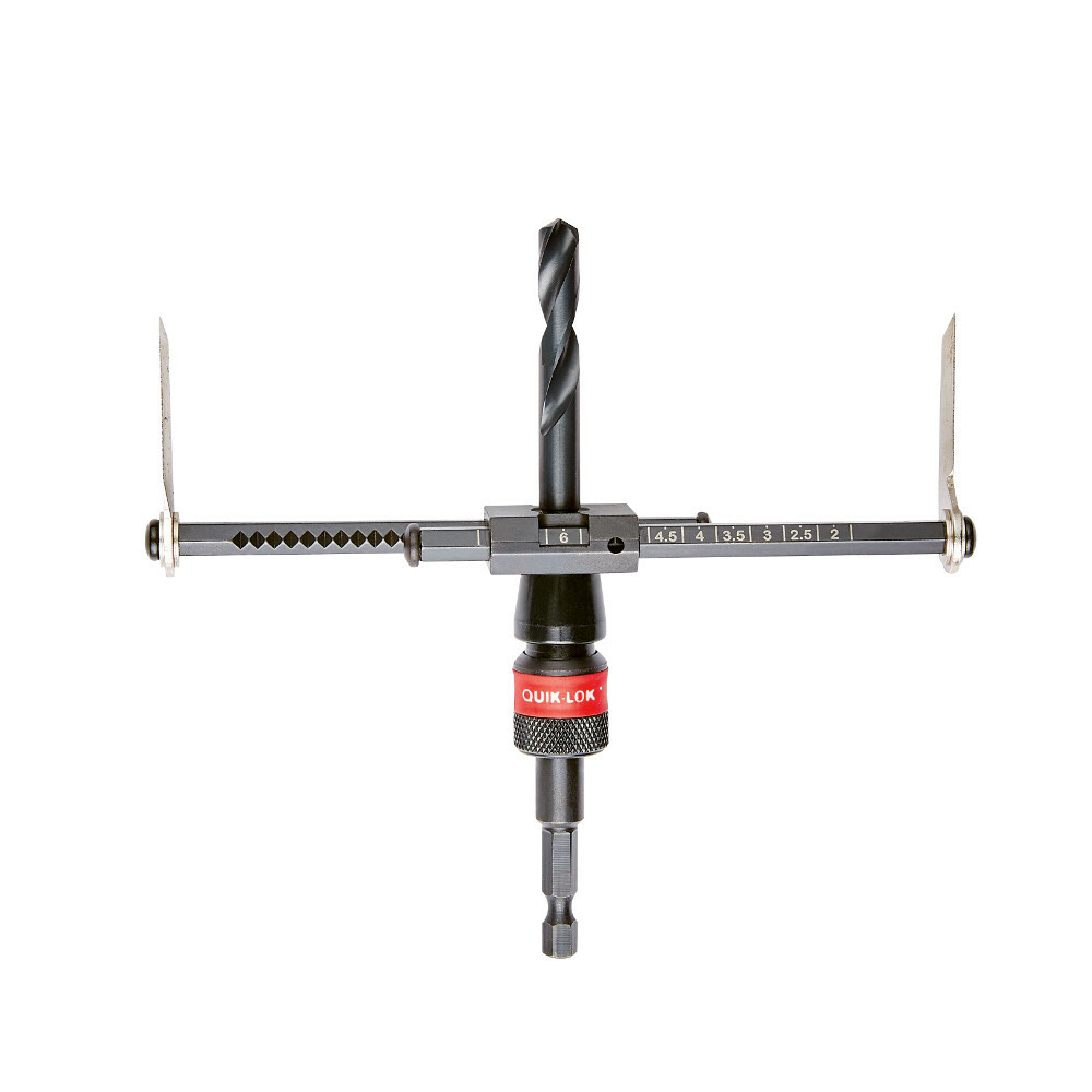 49-56-0320 Adjustable Hole Cutter, 2 to 7 in Dia Cutter, 1 in D Cutting