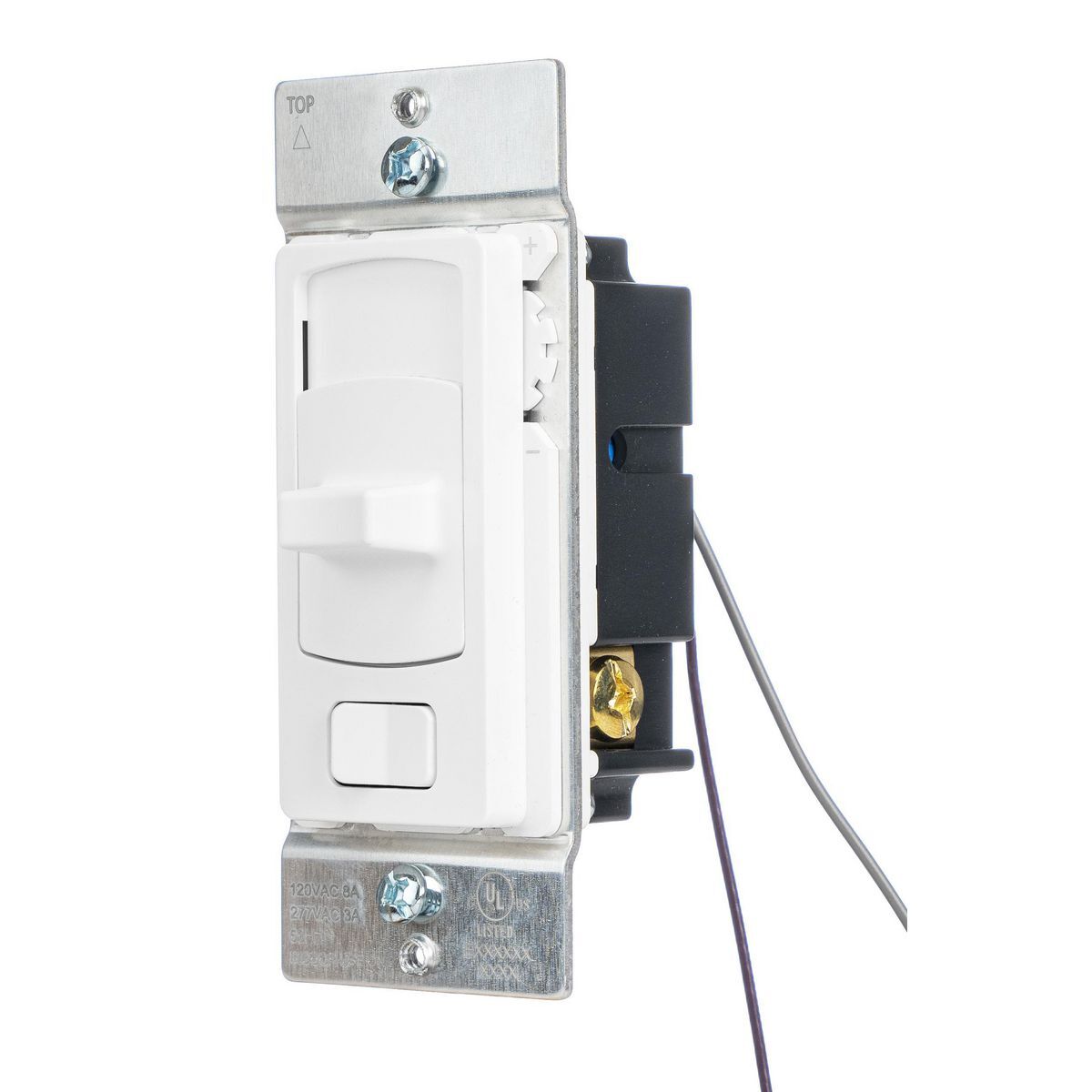 LCD0108SW LCD Dimmer Slider Lighting Controls Residential Switch, 0 to 10 V, 8 A