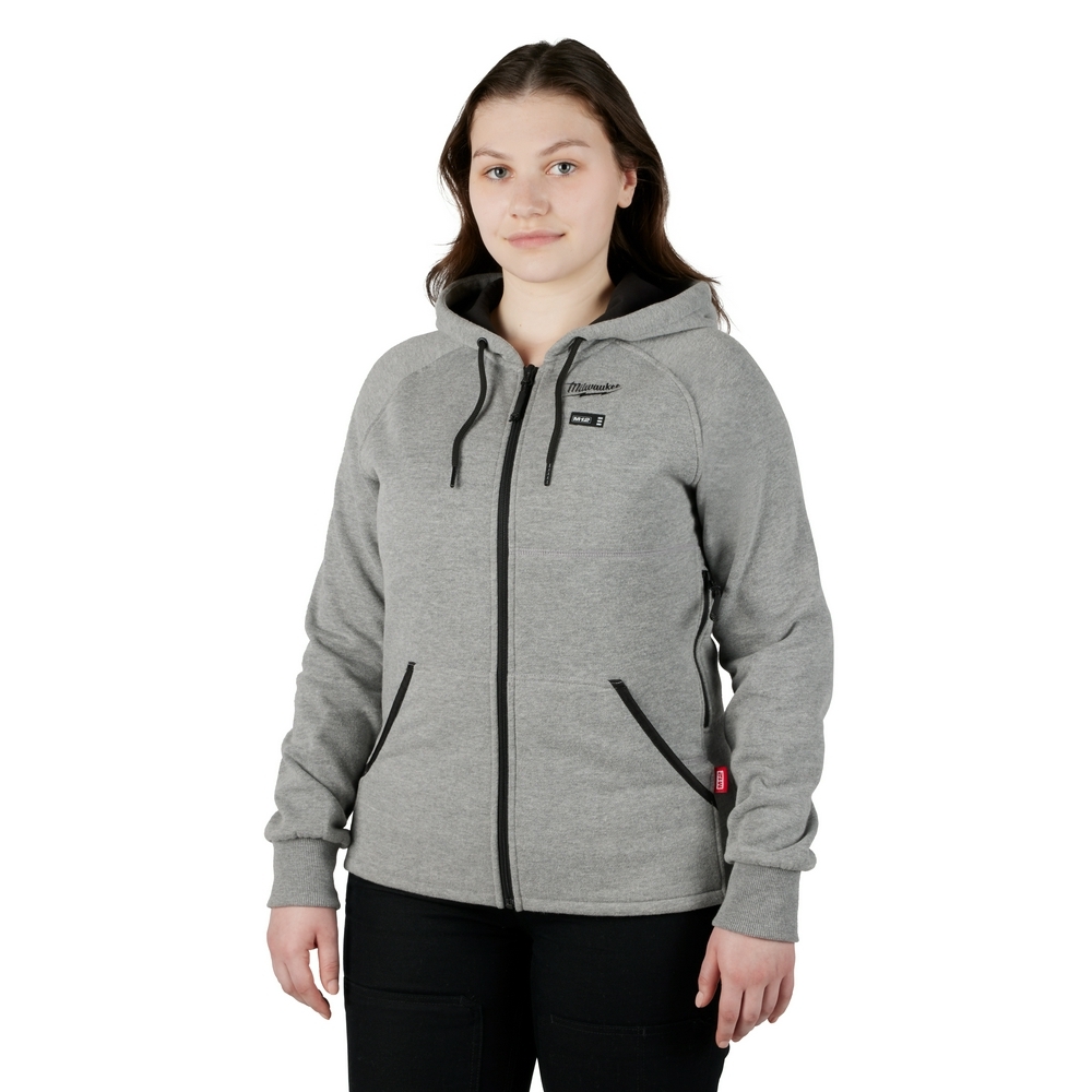 336G-21XL 336G Headed Hoodie, Gray, Cotton/Polyester, 41 in Chest