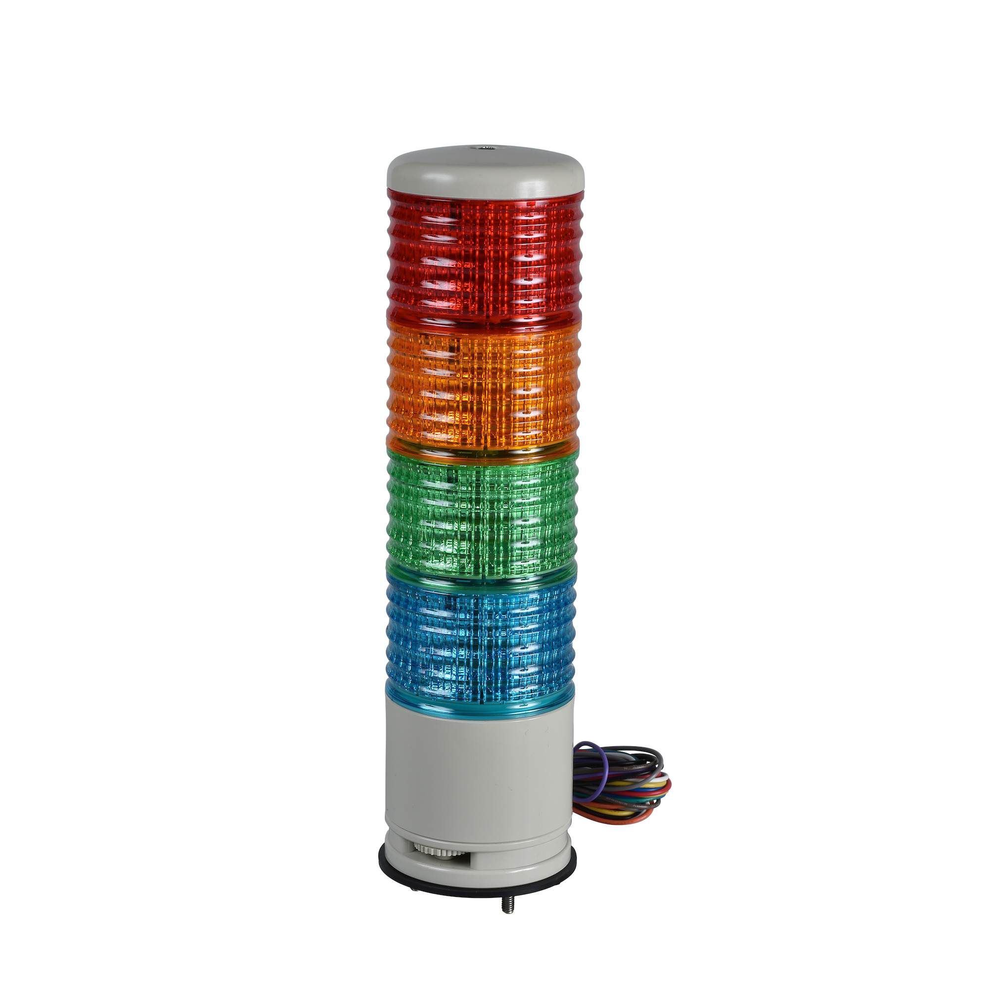 XVC6B45SK Harmony XVC Series Completed Pre-Wired Monolithic Tower Light With Buzzer, 24 V, LED Lamp, 4 Lights, Red/Orange/Green/Blue