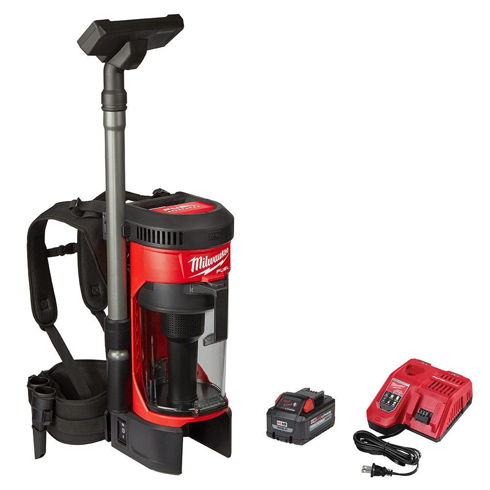 0885-21HD 3-in-1 Cordless Backpack Vacuum Kit, 1 gal Tank, 159 W Power Rating, 18 V DC