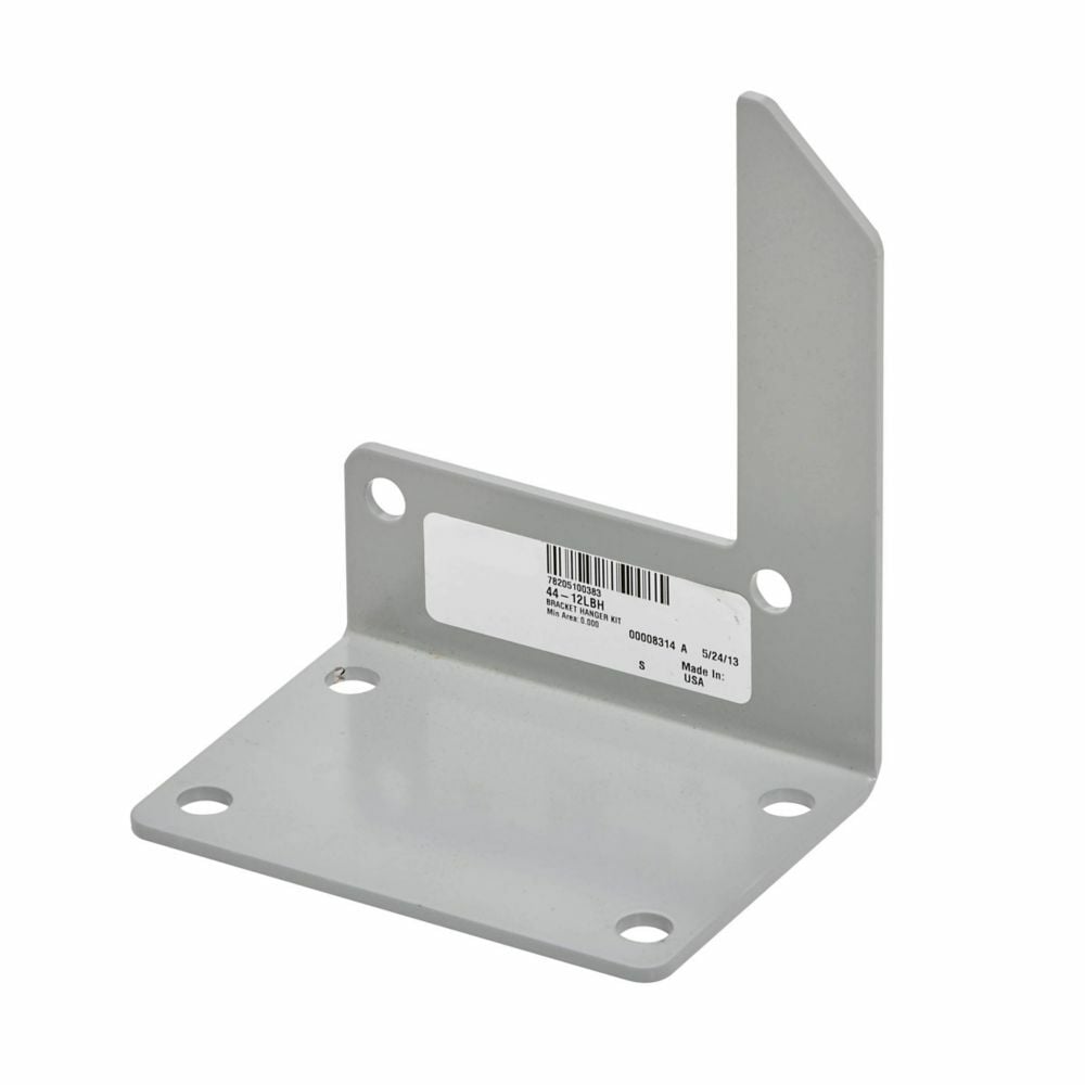 88-12LBH Wireway Hanger, 8 x 8 in, For Use With NEMA 12/IP54 Lay-In Hanger Hinged, Latched Cover Wireway, Steel, Gray
