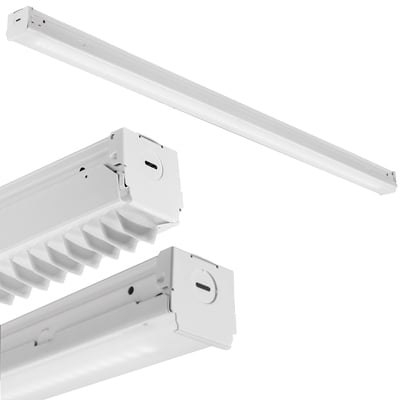 ZL1N L48 7000LM FST MVOLT 50K 80CRI WH 48 inch ZL LED Strip Light with Narrow Lens, 7000 LM, 5000K